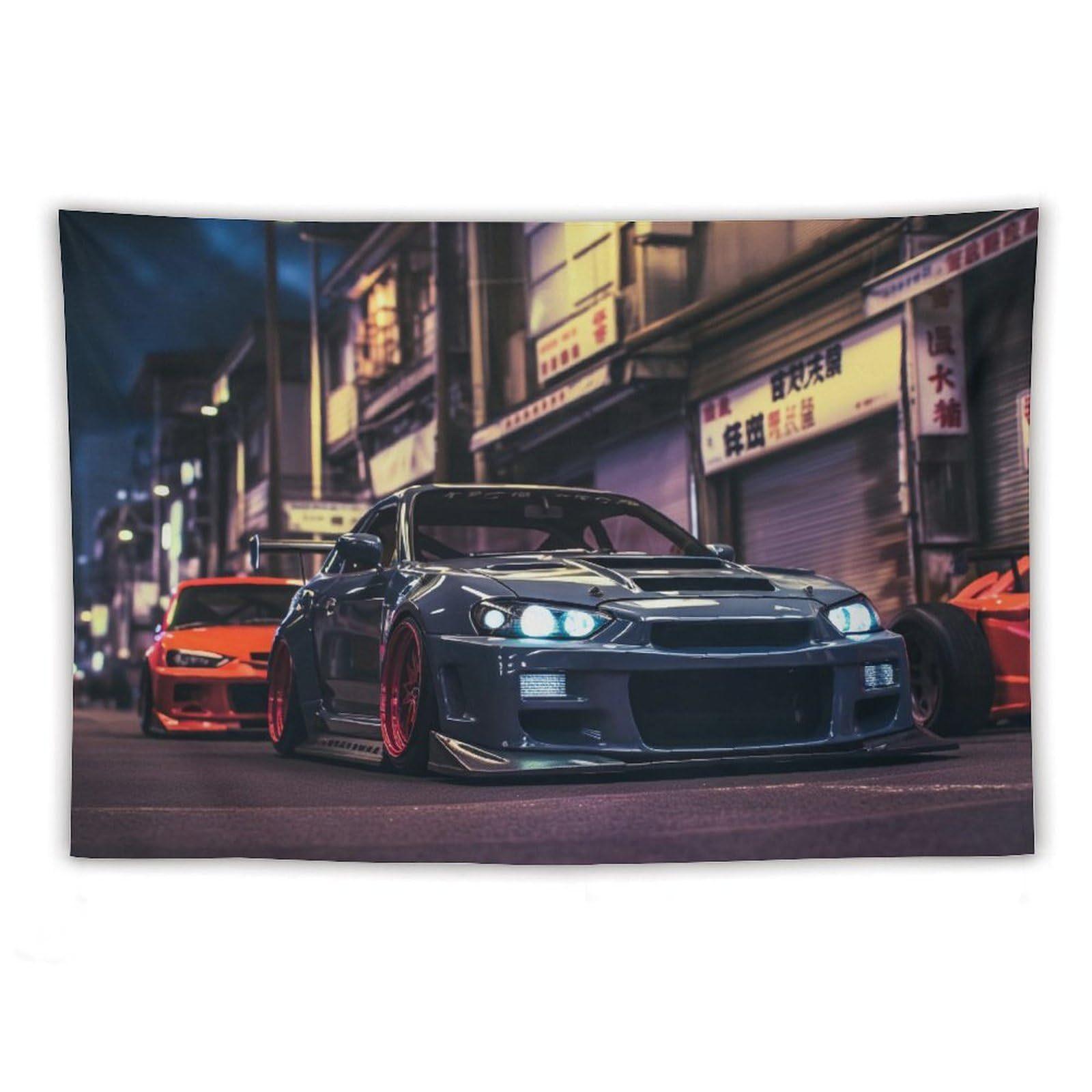 Racing Drift Tapestry 75x100 чёрный