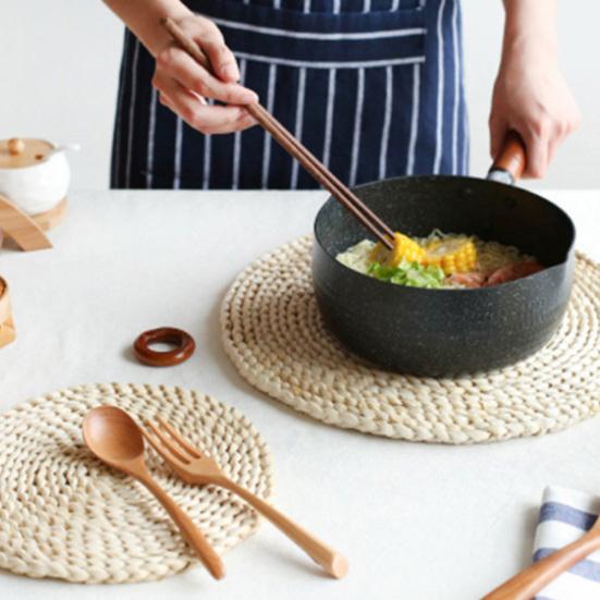 Corn Bran Woven Heat Dining Table Mat Pot Insulation Holder Coasters Placemat