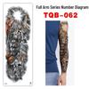 Waterproof Full Arm Customizable Big Flower Tattoo Stickers - TQB081-100