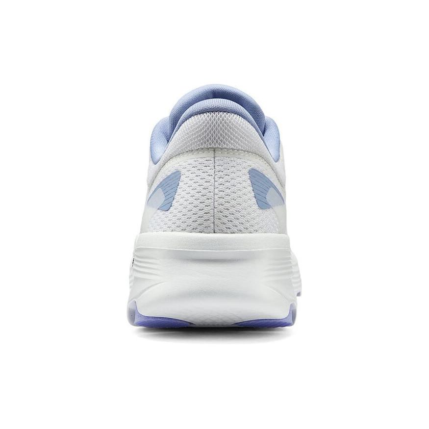 Skechers Go Run 7.0 Bequeme Einfache Niedrige Lifestyle Freizeitschuhe Damensneaker Weiß Blau 129336-WLV