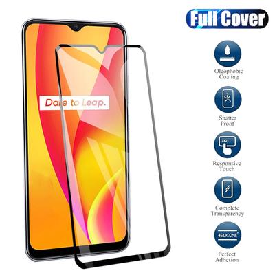 Full Cover Protective Glass For OPPO A9 A92 A5 A52 2020 A1K Glass Screen Protector For OPPO Realme Real Me 3 5 5i 5s 6 6i Pro C2 C3 XT