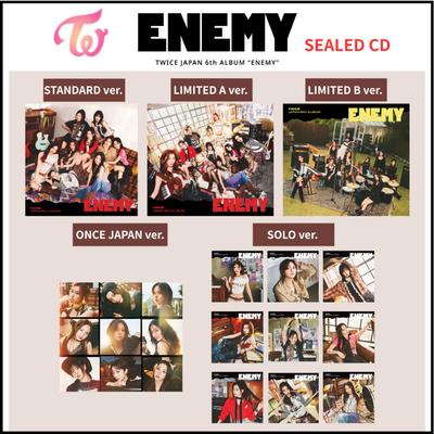 TWICE JAPAN 6th ALBUM ENEMY Standard / Limited A / Limited B / ONCE JAPAN / SOLO Ver. NEW SEALED CD OFFICIAL