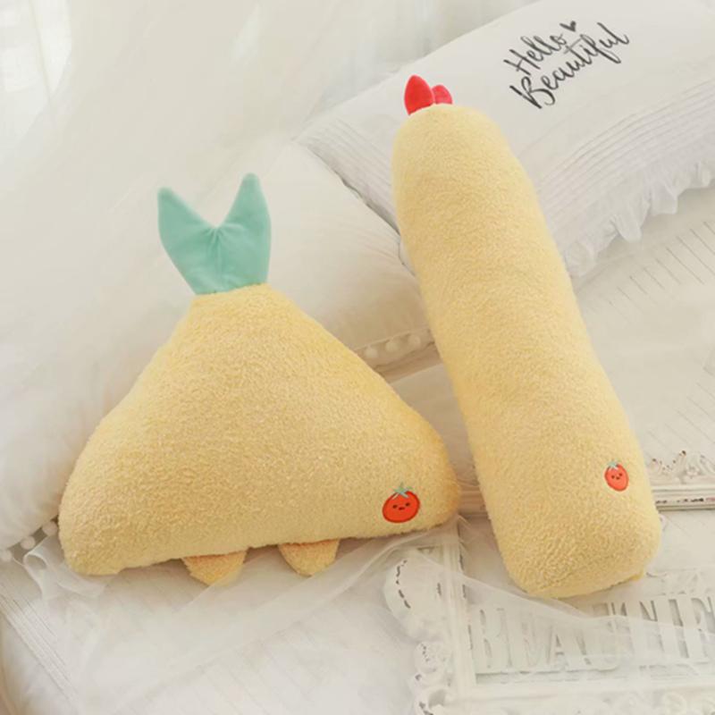 Neuestes Plüschtier Stoffpuppe Niedlicher Cartoon San-X Sumikko Gurashi Anhänger Garnele Verlängerter Körper Tempura Kissen Kissen Weihnachtsgeschenk