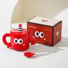 Holding Hands Cup Couple Ceramic Cup Gift Box Funny Mug with Lid Household Niche Water Cup Wedding Gift Cup