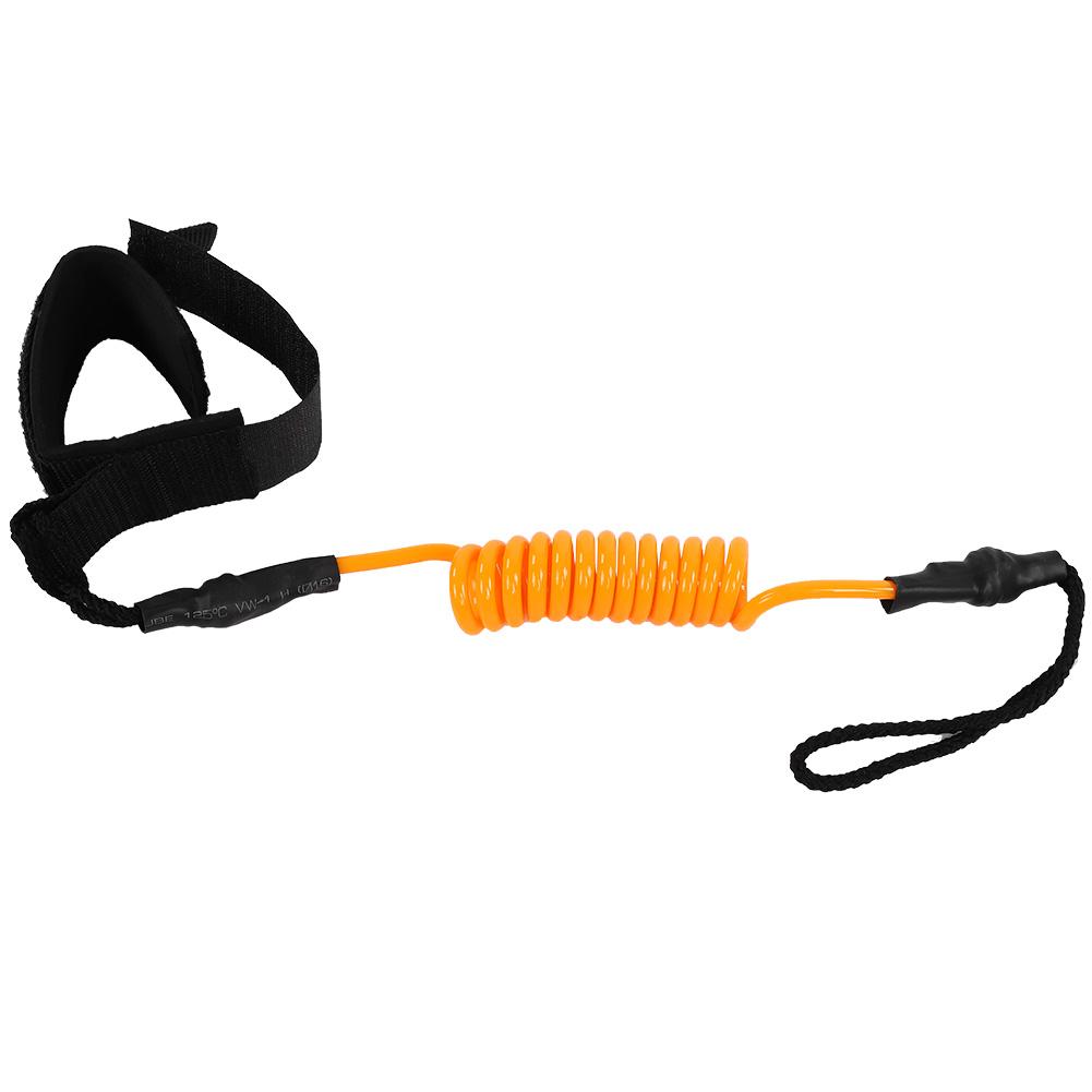 Kayak Accessory   Paddle Stand Up Paddle Surfing Leash For Surfboard (Yellow)