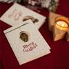 With Envelopes Stickers Merry Christmas Wishing Message Cards Best Wishes Christmas Greeting Card