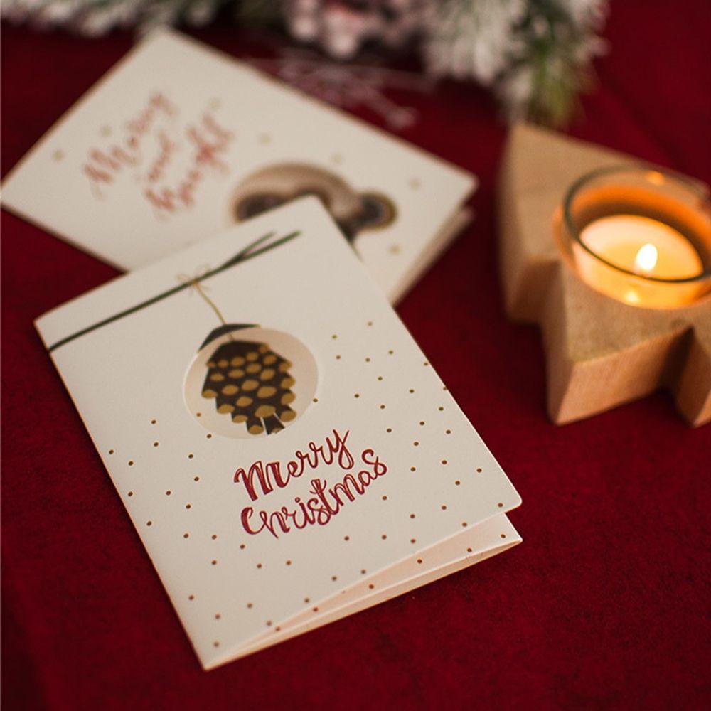 With Envelopes Stickers Merry Christmas Wishing Message Cards Best Wishes Christmas Greeting Card