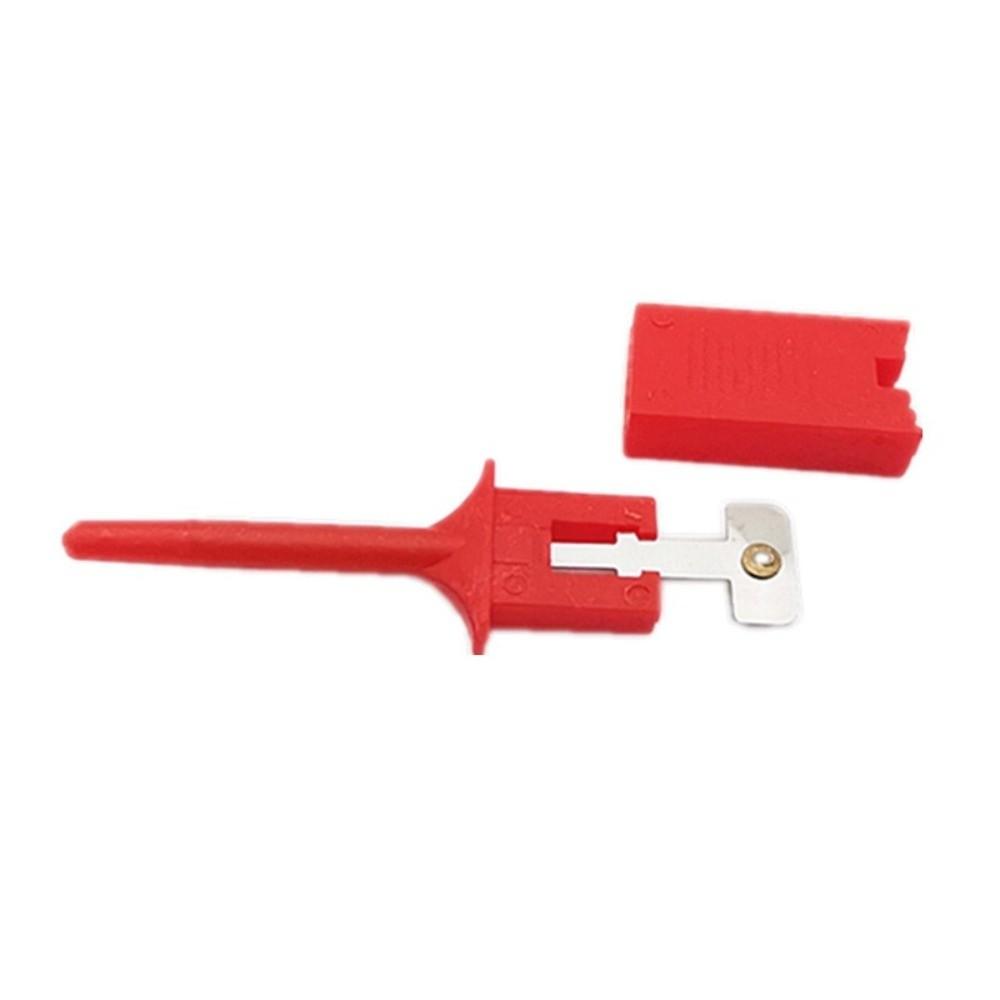 10pcs/Set Flat SMD IC Test Hook 6 Colors Pin Clip Design PCB Probe Electronic Component Tool Component Inspection