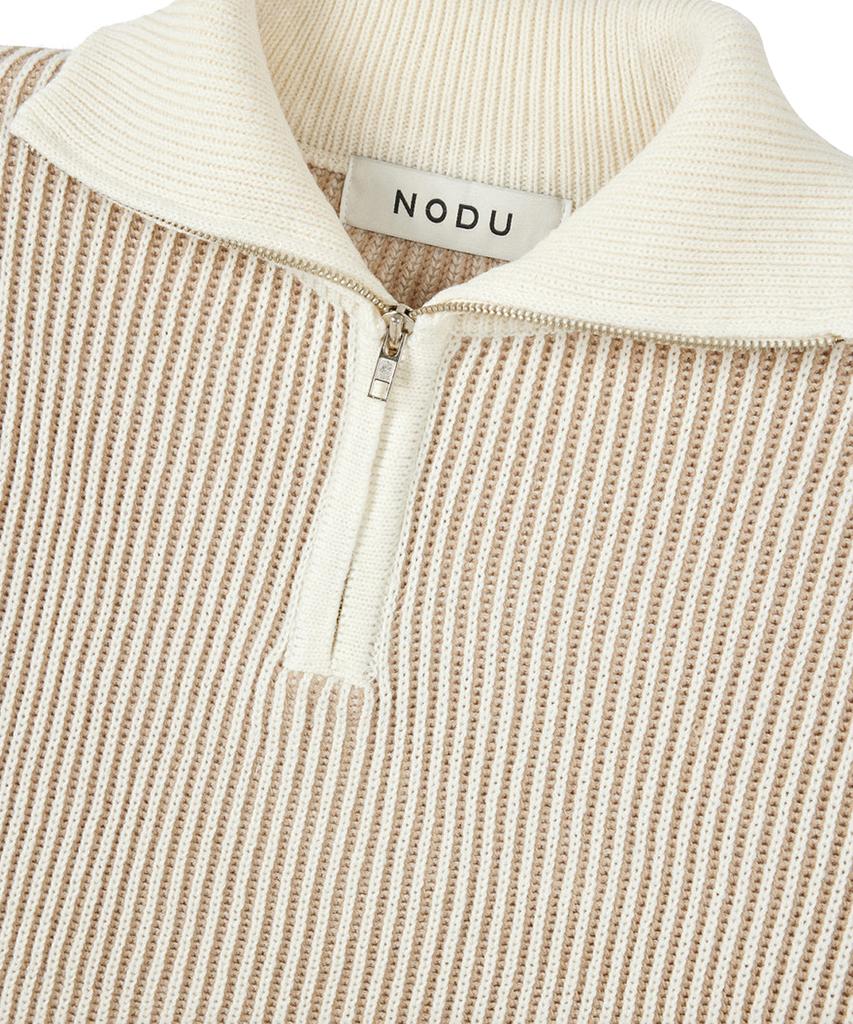 NODU Fly Half Zip Knit [Beige]
