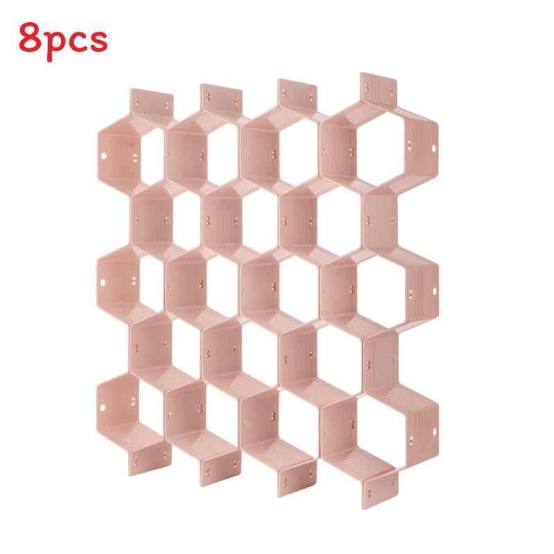 Modern Pp Drawer Divider Organizer For Bedroom Closet And Travel Storage