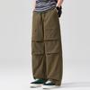 New breathable paratrooper pants American skin-friendly soft versatile wide loose labeling summer casual trousers men