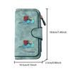 1pc Tiki Frog Vacation Long Zipper Wallet, Large Capacity Card Holder, Unisex Clutch Bag, Fashionable Zipper Coin Purse, Suitable for Daily Use, A