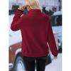 2026 Plush Half-Zip Sweatshirt - Cozy Fleece Hoodie W/ Kangaroo Pocket, Dog Walking to Coffee Run Athflow Essential