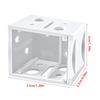 6PCS White Color Mounting Brackets Blind Headrail Track End Holder Window Blind Brackets for Window Blinds Installation