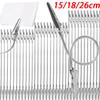 1/20pcs Flexible Metal Long Hose Pins for DIY Card Photo Double Ends Alligator Clamps Clip Home Alloy Memo Picture Holder Racks