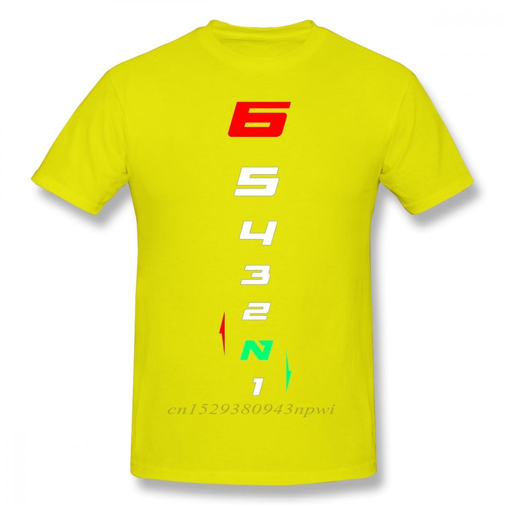 Motorcycle Shift Gear 1N23456 Moto T Shirt Round Neck Tees Hot Sale New Arrivla Plus Size Top Design