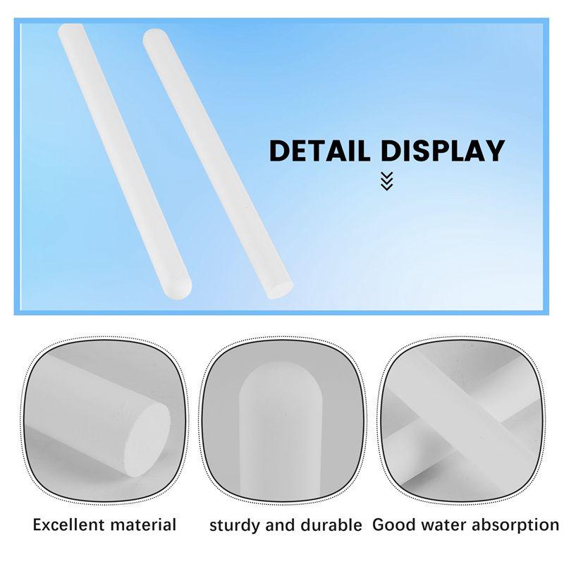 Versatile 8 Pcs Diatomite Moisture Absorbing Stick Water Absorption Rod Drying Stick Diatomaceous Earth Desiccant For Laundry Ho