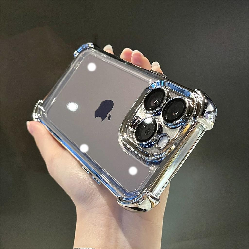 Applicable To IPhone16 Magnetic Suction Mobile Phone Case Airbag Anti-fall 14 Apple 15 Promax Protective Case Wireless Charging
