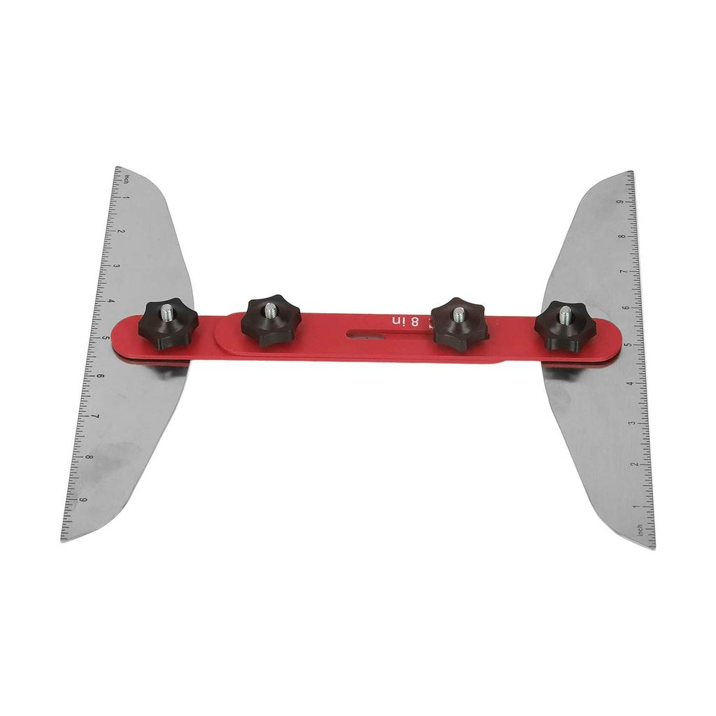 Stair Treads Gauge Template Tool Shelf Scribe Jig 11?60in Measuring for Risers Shelf DrywallRed