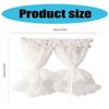 1:12 Dollhouses Access Delicate Sheer Window Curtains Home Door Curtains for 1 12 Scale Mini Homes