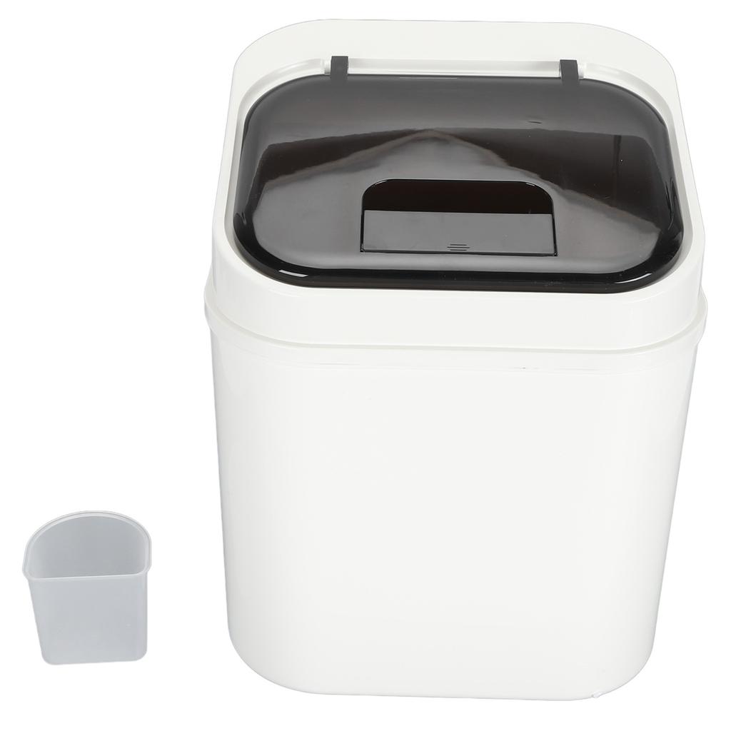 Récipient à Riz 10kg Transparent Étanche Et Hermétique - Seau De Stockage Alimentaire Empilable Pour Cuisine, Garde-Manger