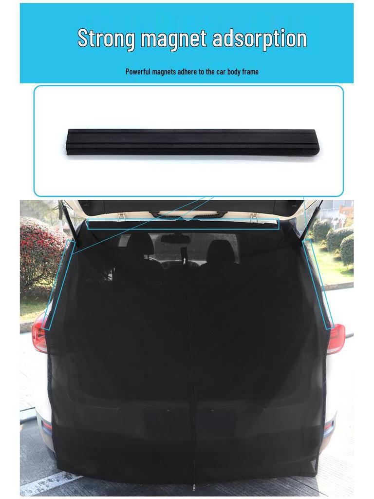 Car Insect-Proof Sunshade Mesh for Rear Door & Tailgate