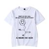 Brand Men's T-Shirt Chemistry Acid with Attitude Print Tshirts Short Sleeve Men's T-Shirt Funny Graphic T Shirt Black Tee Shirts