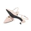 BARBARA Leather Ribbon Color Slingback 5cm Bbi205be