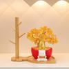Facai Tree Zhaocao Resin Ornaments Opening TV Cat Living Room House Moving New House Living Room Nice Tabletop Decoration Gift Idea