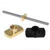 Flange Design 3D Printer Nut Wear Resistant Brass POM Nut  Linear Motion Module