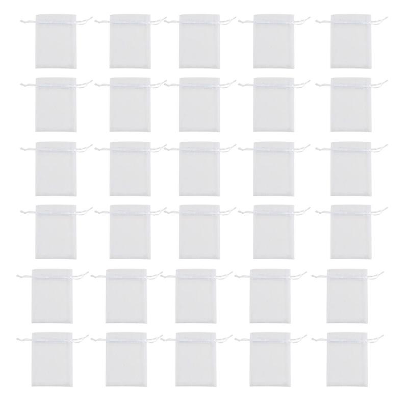 

50Pcs Breathable Nylon Fruit Protective Bags with Drawstring Penetrating Fruit Bags Fruit Tree Fruit Cover Replacement 9x12cm