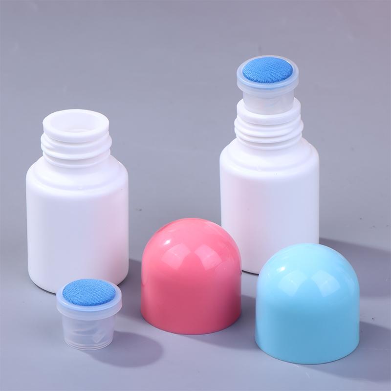 30Ml Empty Smudge Bottle Liquid Applicator Storage Bottle Sponge Head Soreness Medicine Liquid Bottle Daub Filling Liniment