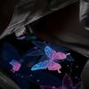 4pcs Purple Butterflies Printed Car Floor Mats, Heavy Duty Car Mats, Car Accessories, Universal Fit