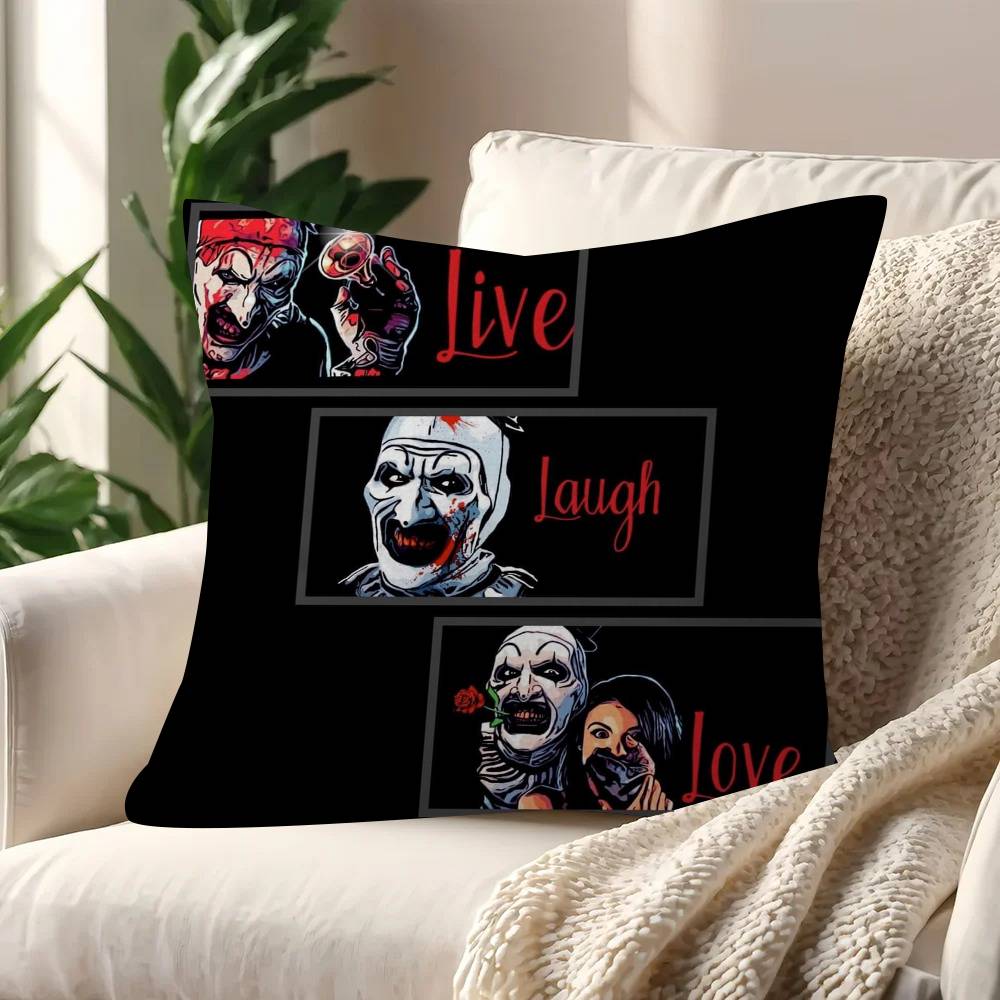 Movie T-Terrifiers 2 Anime Maple Design Cushion Cover Happy Autumn Harvest Decor Holiday Decorati Pillow Cover