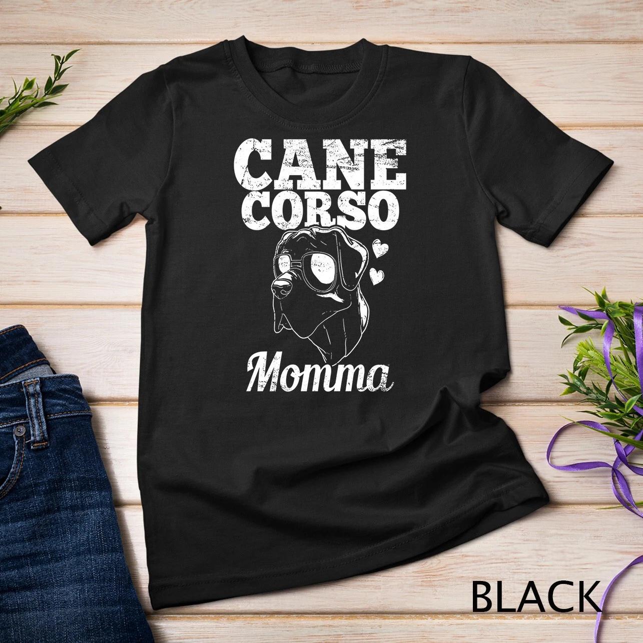 Cane Corso Momma Dog Mom Mama Gift Unisex T-shirt S