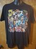 Rick And Morty Large Shirt Black Cartoon Tv Show Funny Animated Adult Swim