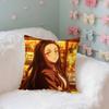 NNezukos KKamados Case Plush Fabric Soft Pillowcase Double Sided Print Cushion Cover Household Gifts