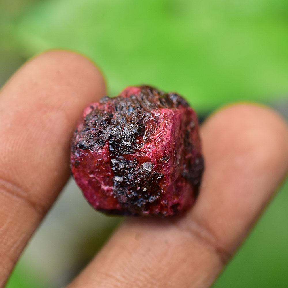 Natural Red Ruby Loose Gemstone Exclusive 67.10 ct Uncut Rough for Lapidary and Gem Collections