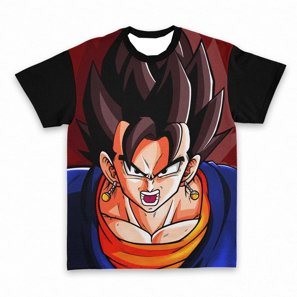 Dragon Ball Z Anime Print T-Shirt 3D Manga Collage Graphic Short SleeveChildren