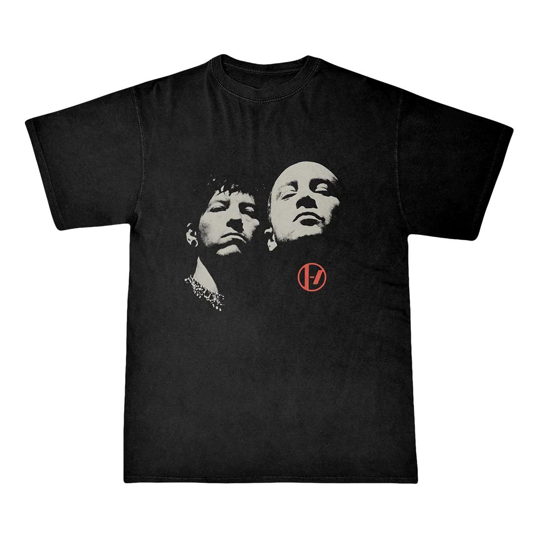 

Винтажная повседневная футболка Twenty One Pilots Band Женская Мужская С коротким рукавом Оверсайз Рэпер Хип-хоп Панк Уличная Харадзюку Хлопковые футболки L