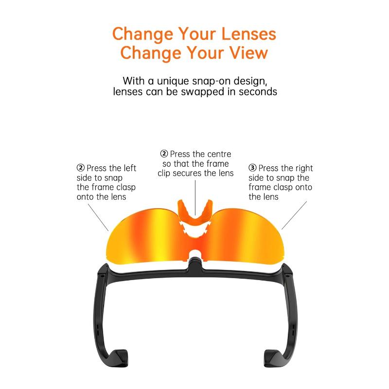 4K Polarized AI Smart Cycling Glasses Men 800W Camera Video Recording Translation Sunglasses Bluetooth Call Music Sports Glasses Image Stabilization