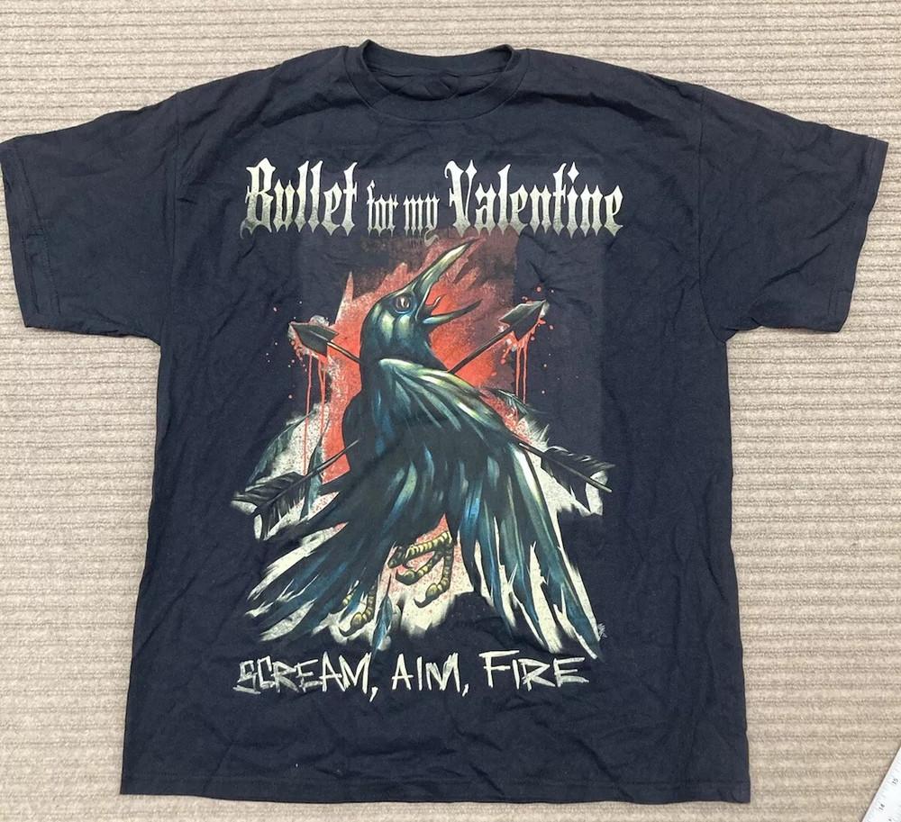 

Bullet For My Valentine Band Scream Aim Fire T Shirt Full Size S5XL BE2737 Unisex T-Shirt S