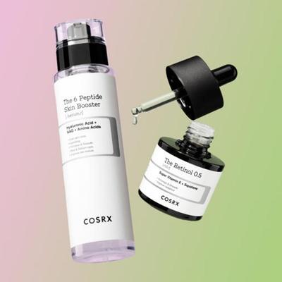 Retinol 0.5 Oil 20ml + 6 Peptide Serum 150ml Set