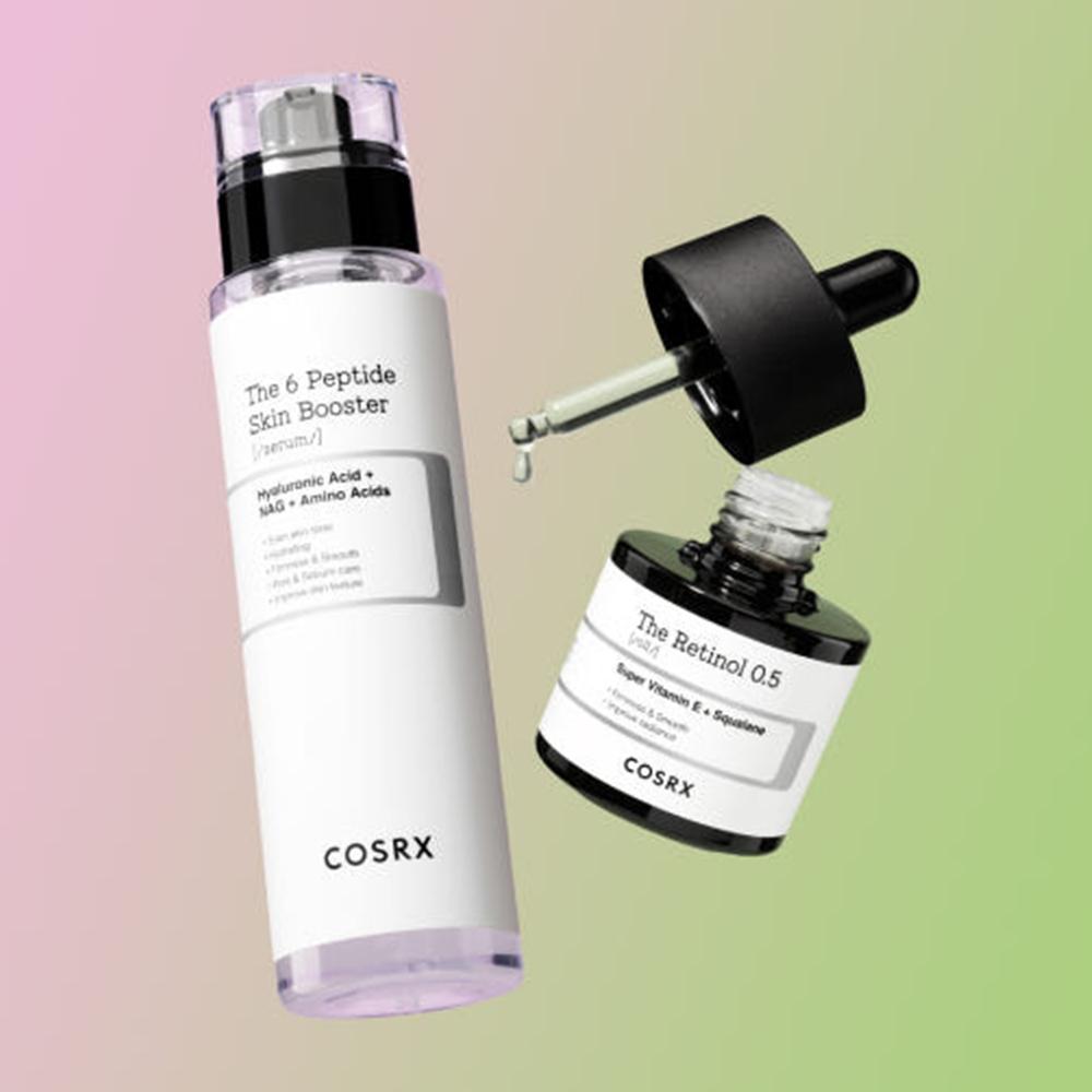 COSRX Retinol 0.5 Oil 20ml + 6 Peptide Serum 150ml Set