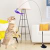 Cat Teaser Toy Suction Cup Base Exercise Training Interactive Toy Funny Cat Toy Pet Stick Toy for Kitten