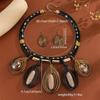 Crystal Multi-layer Jewelry Set African Women Jewelry Set Necklace Earrings Set  Banquet Party