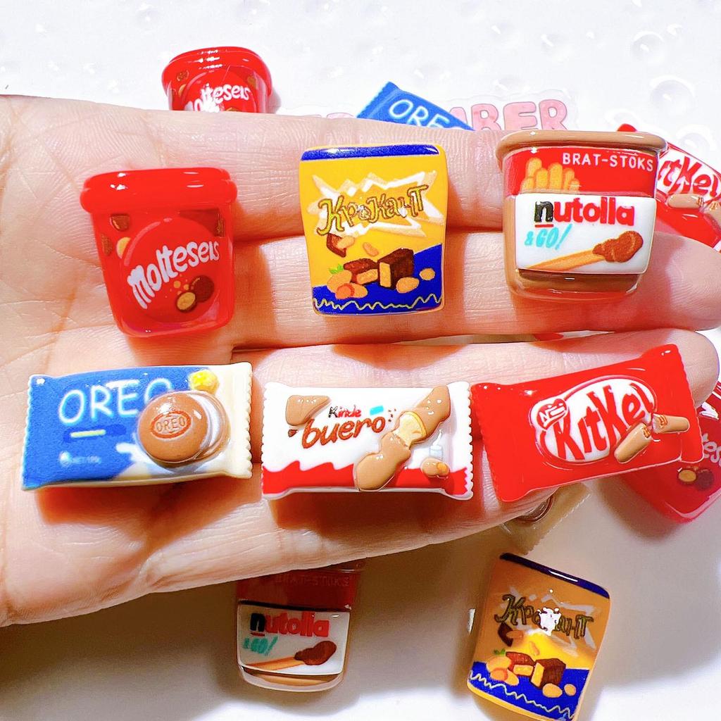 Handmade Resin Stickers, Cream Glue, DIY Phone Case Accessories, Children's Hair Accessories, Shoe Buckles, Chocolate Candy Bags
