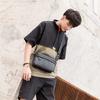 Men's Fashion Casual Small Shoulder Bag Pu Leather Mini Handbag Casual Backpack Men's Chest Bag Satchel Men's Bag