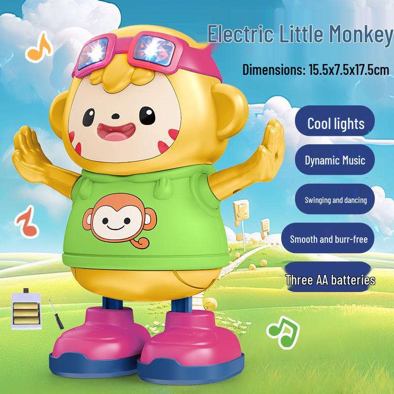 Electric Rocking Penguin Toy with Lights, Music, Singing & Dancing Functions