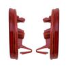 2x Rear Bumper Reflector Red For 2015-2017 Nissan Juke Left & Right 26560-EQ00A